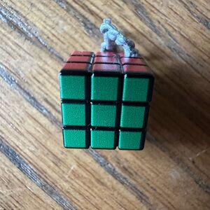 Miniature Rubiks Cube charm for necklace or bracelet min game